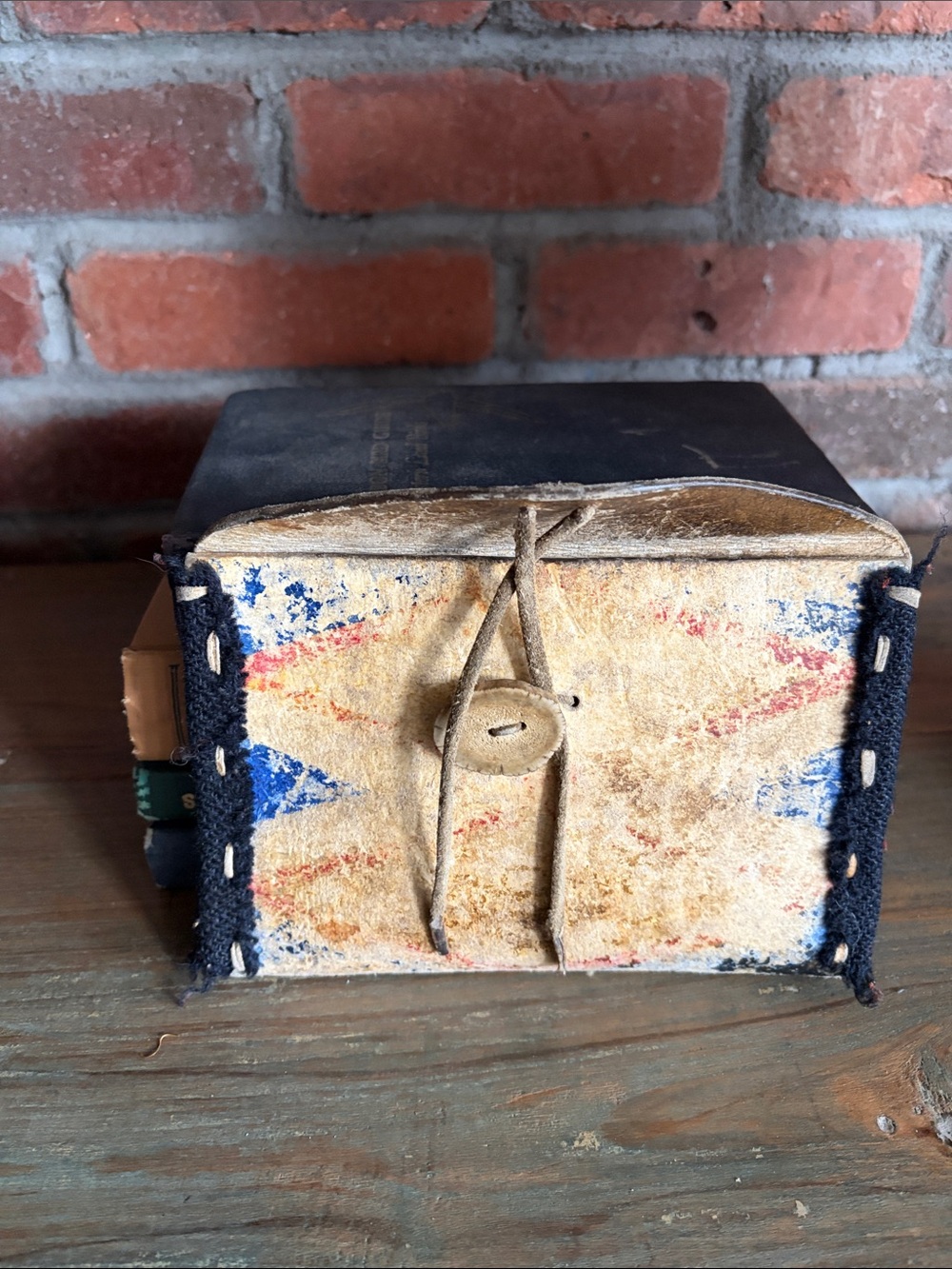 VINTAGE Weatern Handmade Leather Belt Bag